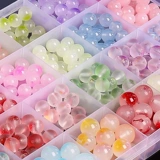 Детский браслет из бусин, четки бодхи, бусины, браслет из бисера ручной работы