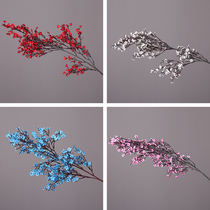 Chinese simulation plum blossom peach blossom home hotel decoration Wedding road guide set shop decoration fake flower photography props