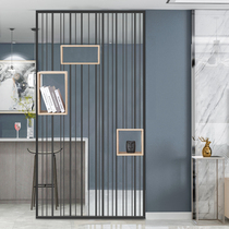 Living room metal screen Office block bedroom partition wall Household simple modern new Chinese wrought iron screen