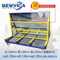 New folding door and window glass trolley Glass door and window sash transport turnover car glass mobile carrier