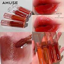 Sobong recommends Korean AMUSE lip glaze Dew tint dew pearl water gloss water light moisturizing nourishing lip gloss