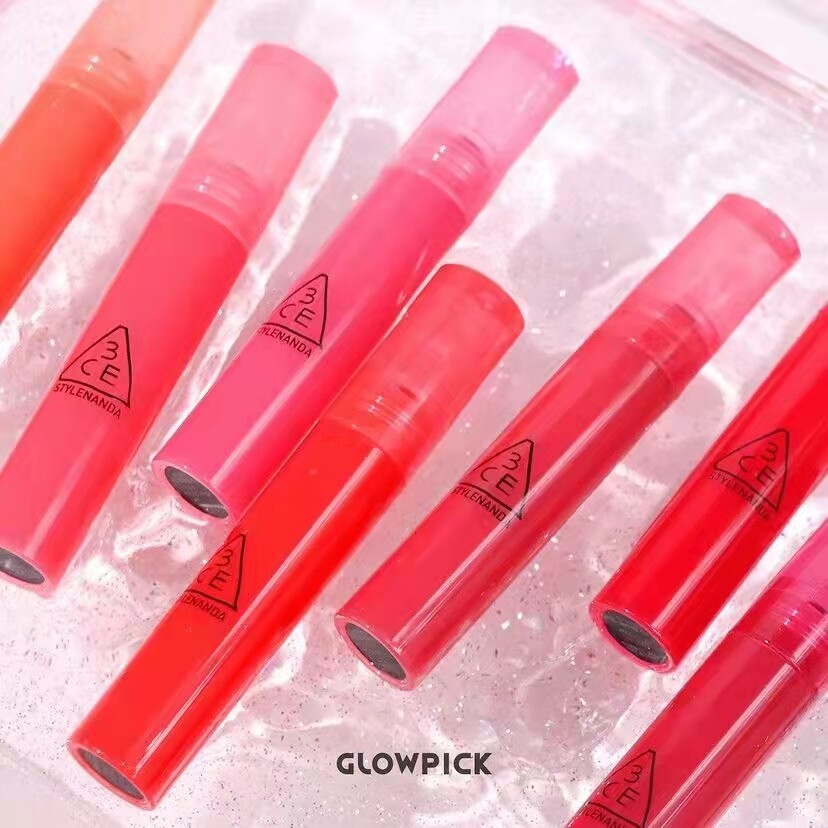 3CE New Rock Sugar Lip Glaze Korea Syrup Mirror Alive Pink Water Light Lipstick Juice Moisturizing Toot Lips