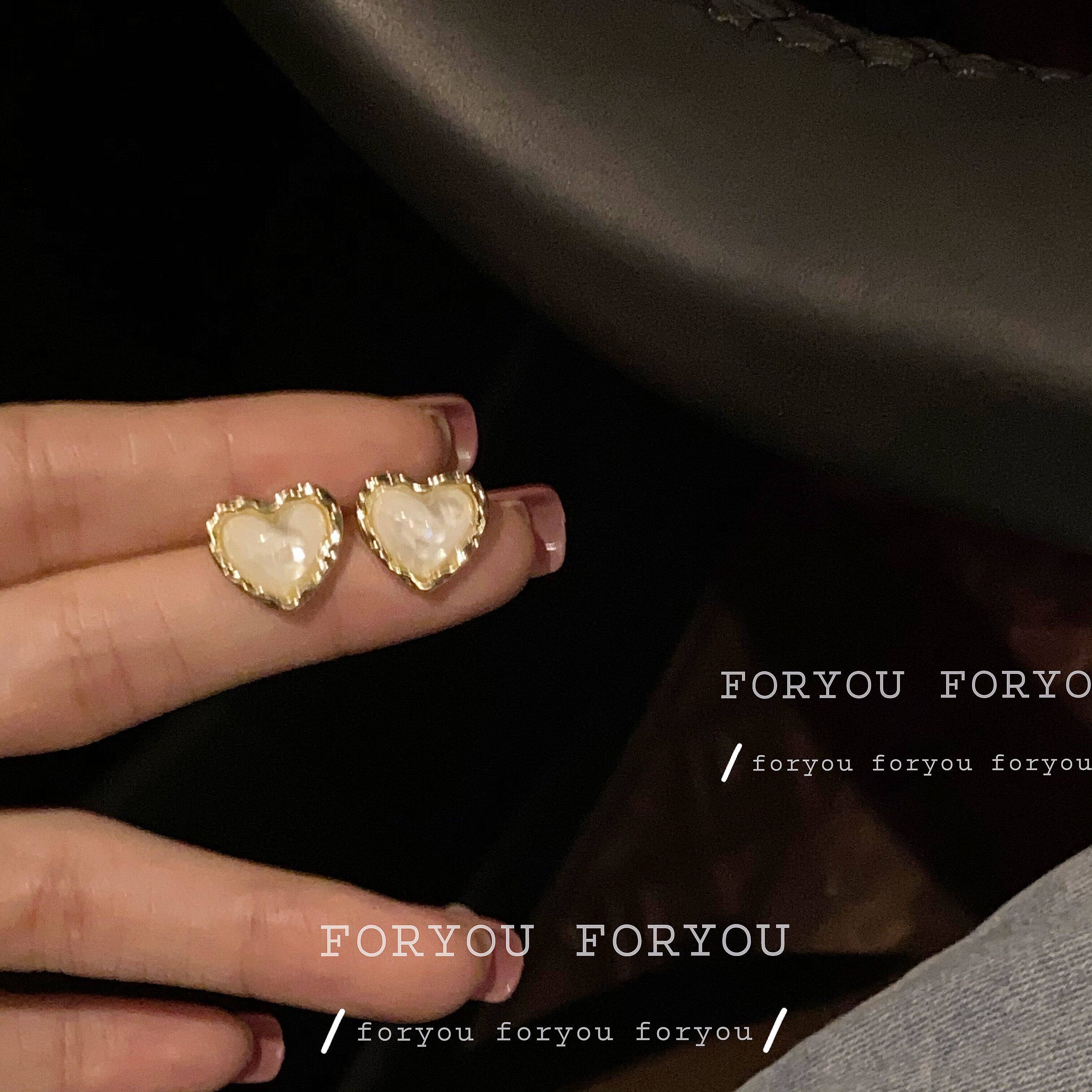 South Korean sweet and loving earrings Superior Sense Light Extravagant and Refined Ear Accessories 2021 New Tide Ear