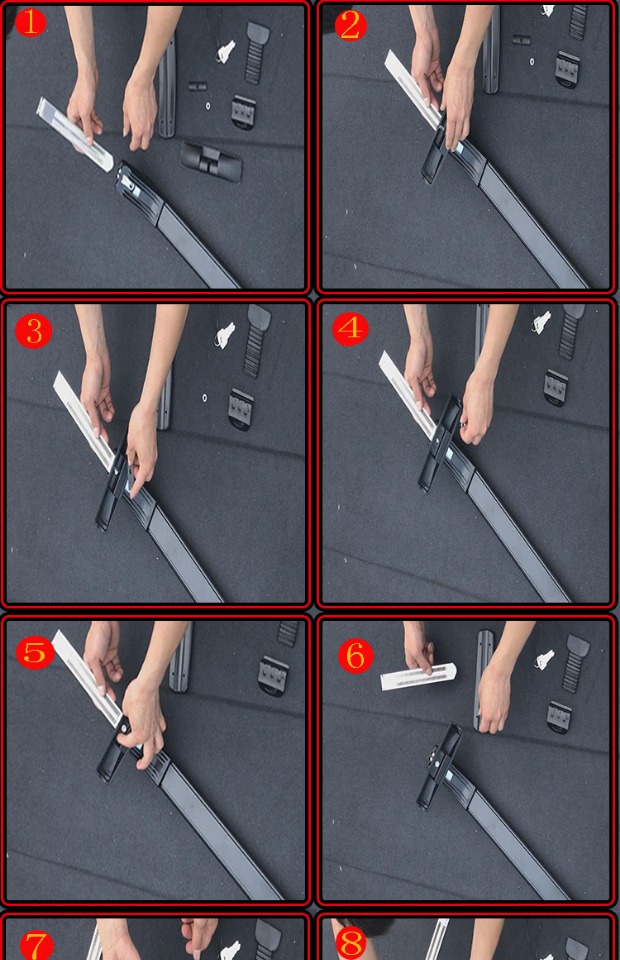 Xe nóc giá đỡ hành lý thanh ngang kệ nhôm phổ với khóa spotlight khung khung chùm tải miễn phí đấm giá nóc ngang xe 7 chỗ