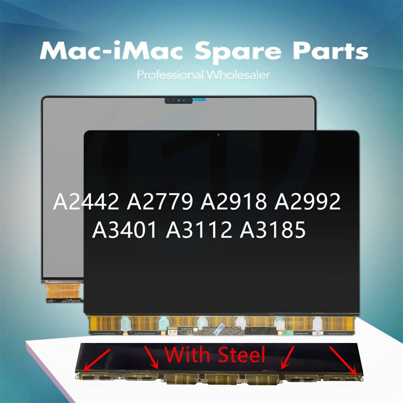 Original M4 A2485 A3112 A3401 A3185 A2992 A2918 A2779 A2442 Screen