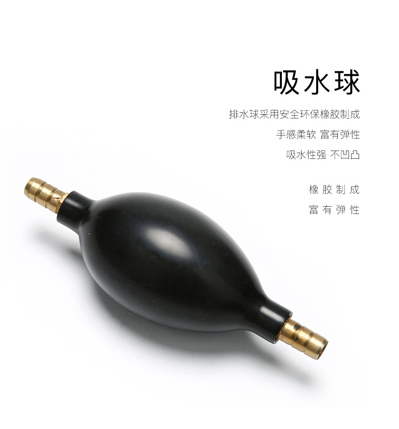 Khay trà cống với hút bóng silicone hose bàn trà outlet ống với đầu đồng bàn cà phê dưới ống nước phụ kiện trà bình trà sứ