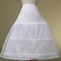 Photo studio wedding dress skirt brace Bride wedding high-end wedding dress dress dress dress dress dress petticoat 3 steel ring Gary cloth