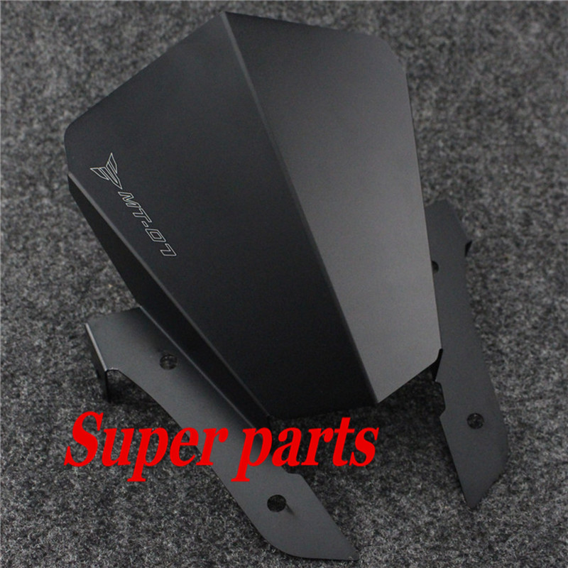 Xe máy Yamaha MT-07 MT07 Sửa đổi kính chắn gió phía trước Kính chắn gió nhỏ Kính chắn gió nhỏ Bìa trước 	mua kính chắn gió xe máy