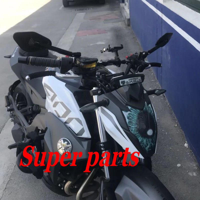 Xe máy Honda CB400 / VTEC Hornet CB600 CB919 Gương chiếu hậu sửa đổi Gương chiếu hậu gương xe máy vuông