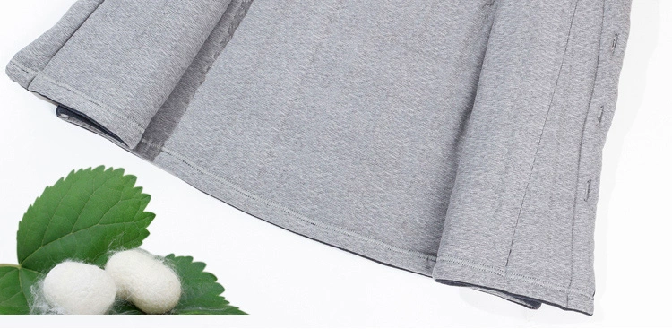 Áo vest nam trung niên ấm áp cộng với nhung dày bố bông áo len đan áo len cũ mùa thu đông áo ba lỗ tập gym