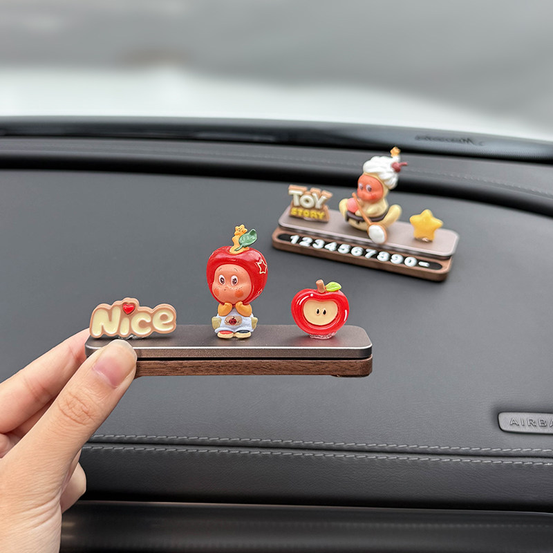 2025 New Model Female Parking Number Plate, Cute Temporary Car Phone Number Plate, Creative Decorative Item
