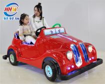 Good fun Childrens electric small car antique old lord Ches parent-child racing touch car dynamic music can be scanned for code