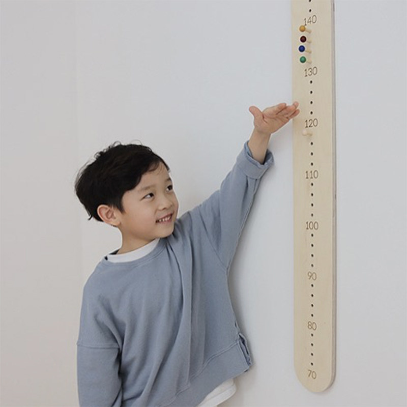 ins Children's height ruler Wall sticker Household baby Baby tailor-made height artifact measuring instrument Removable addition measuring ruler