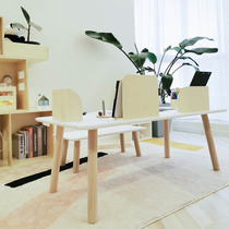 ins Nordic simple style childrens desk and chair home desk and chair set school desk and chair liftable combination
