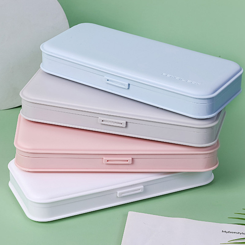 More than color multifunction frosted pencil case student Cream Gum Diy Material Creative Make Flip lead pencil case