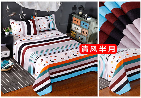Ký túc xá sinh viên hè đơn giường đơn dày 1,5 m cotton 1,8m giường đôi đơn thảm chân giường