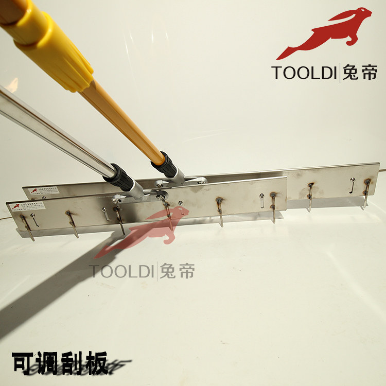 Rabbit Emperor brand PVC self-leveling cement epoxy plastic construction tools Adjustable depth scraper PU rubber scraper