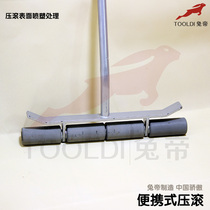 Rabbit emperors PVC plastic floor rug construction tool light portable press roller press-roll portable removable