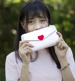 Милая японская школьная юбка, бумажник, сумка через плечо