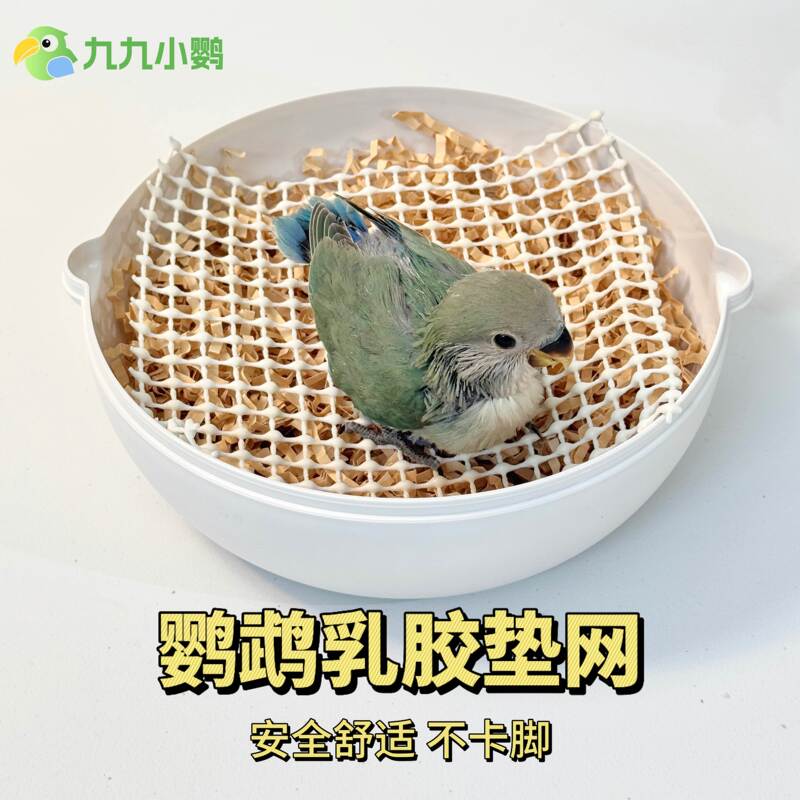 Special Latex Mat for Baby Parrots, Ultra-Soft Latex, Can Be Cut, Universal Style Latex Stand Net
