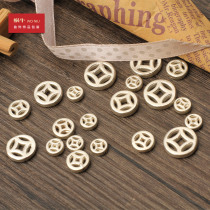 diy jewelry coin hollow bead hand-woven accessories beaded jewelry material bracelet accessories