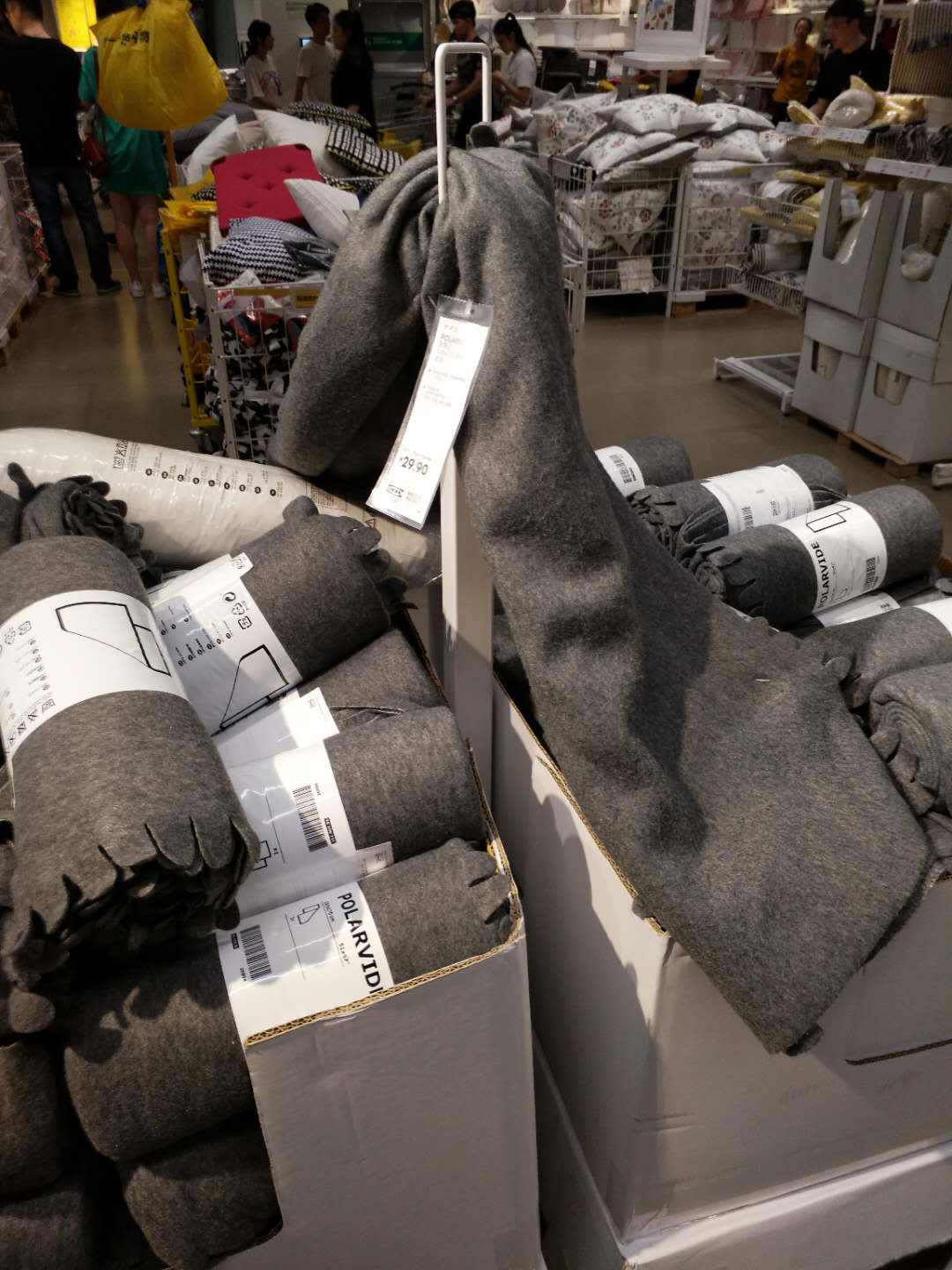 IKEA chính hãng trong nước mua Bao Lemai giải trí chăn mùa xuân và mùa thu chăn mùa hè mát mẻ chăn sofa chăn chăn tấm - Ném / Chăn chăn lông cừu trẻ em