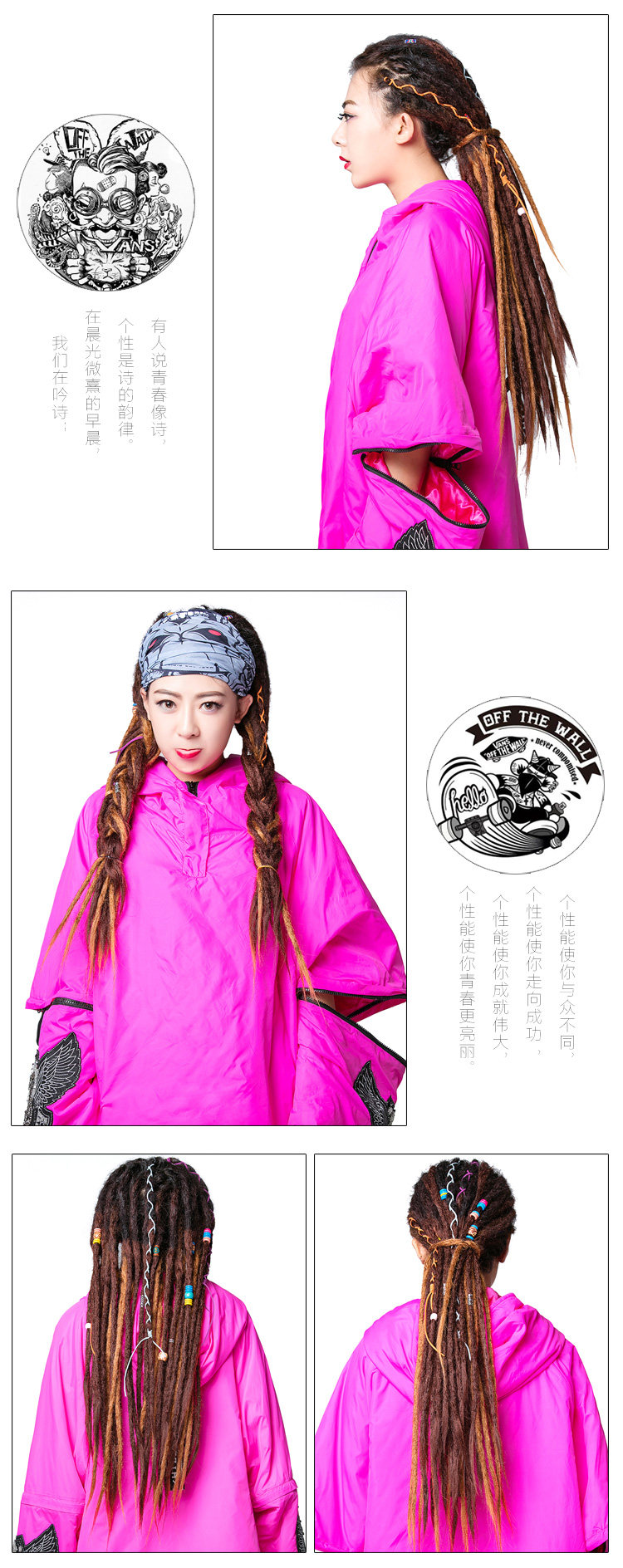 Perruque OTHER   Reggae dreadlocks Braid perruque synthetique - Ref 2611923 Image 10