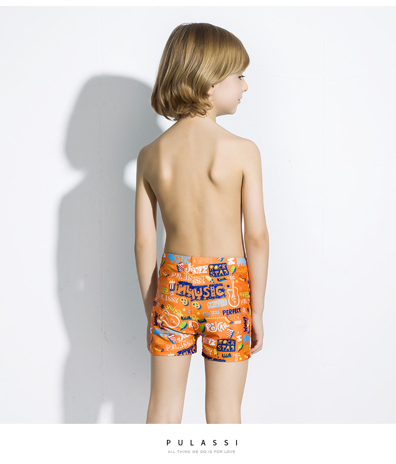 Plasch quần áo trẻ em nam trẻ em trẻ em thoải mái làm khô nhanh quần boxer trai lớn boyshort trẻ em - Bộ đồ bơi của Kid bộ bơi dài tay bé gái