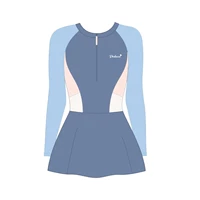 [Одиночный купальник] Cloud Mist Blue (Lie Linting of Platform)