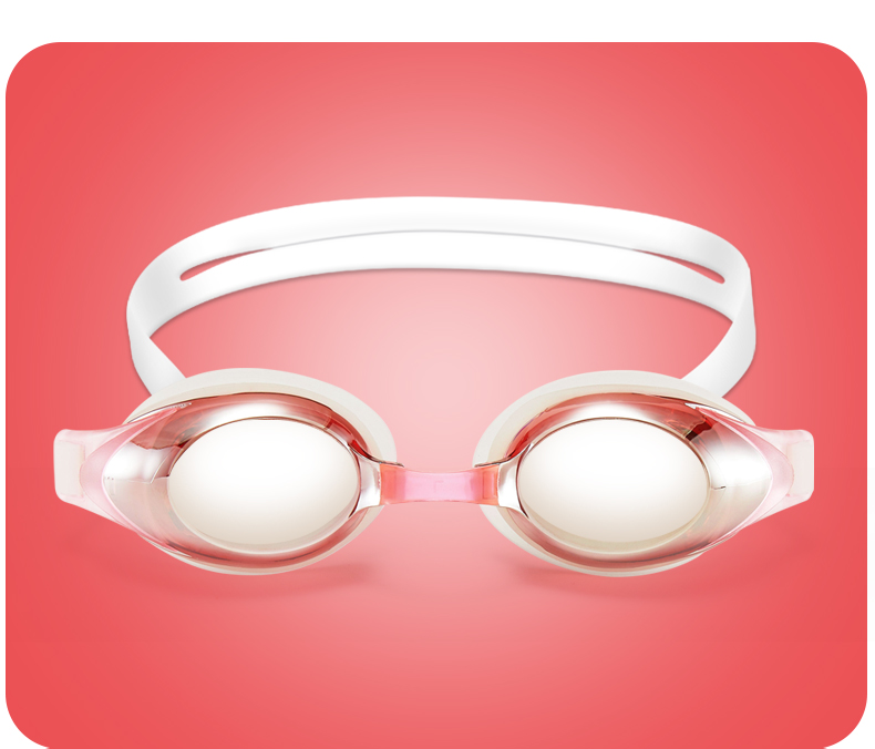 Kính bơi Plasch Shi cận thị HD kính bơi chống sương mù Bà chuyên nghiệp không thấm nước kính bơi khung lớn thiết bị nam - Goggles kính bơi người lớn