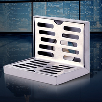 The same layer side row floor drain 304 stainless steel balcony wall row PVC50 pipe wall wall wall corner side sewer floor drain