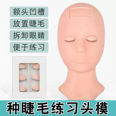 Meizi practice human head model beauty salon grafting species eyelash model head makeup dummy head model face mold female