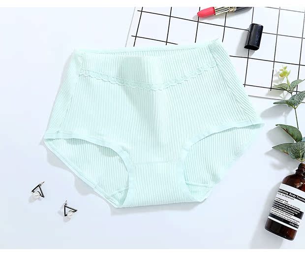 Mùa thu và mùa đông sản phẩm mới quần lót nữ tóm tắt cotton cao eo bụng gói hông cỡ lớn cô gái MM béo 4027 quần lót nam