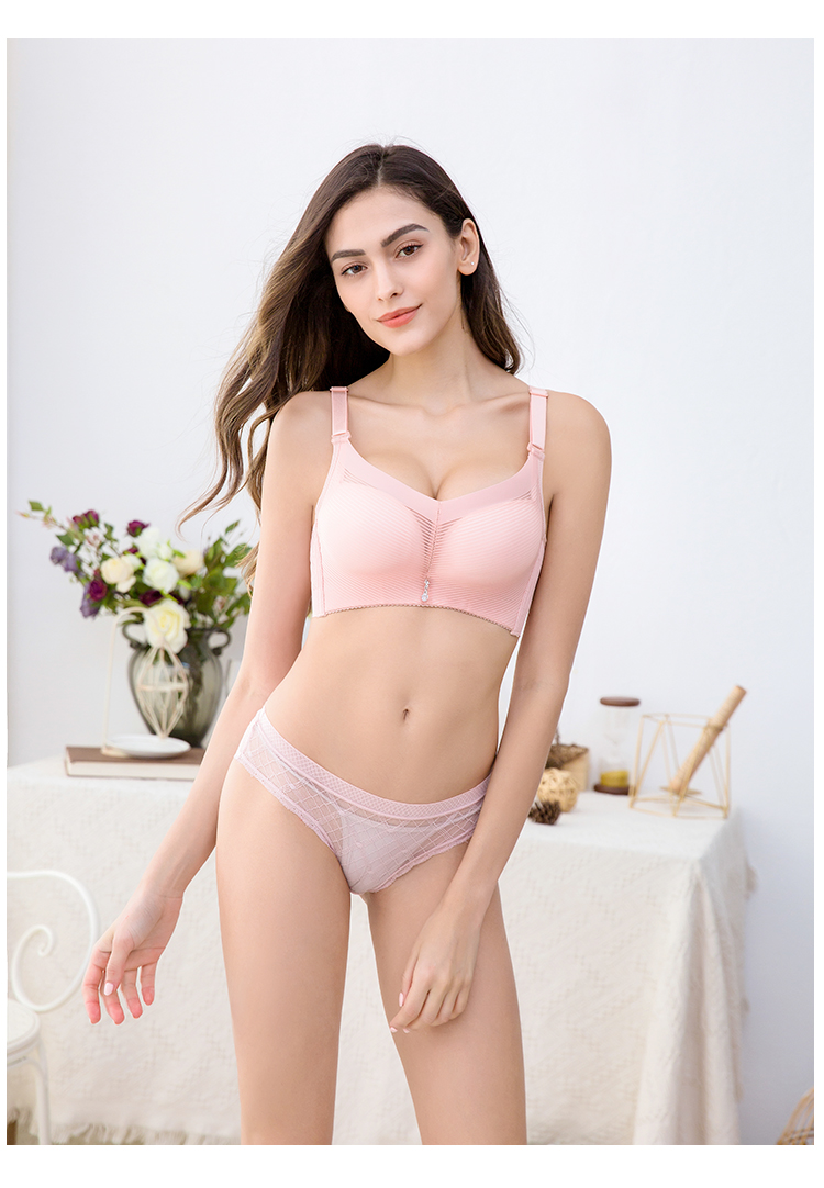 Sức mạnh tốt để mặc! Không có vòng thép gợi cảm đồ lót tập hợp trên bộ sưu tập áo ngực điều chỉnh áo ngực mỏng T 310 áo bra quây