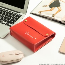 Custom lettering girls makeup bag MacBook power adapter storage bag digital accessories bag mouse bag