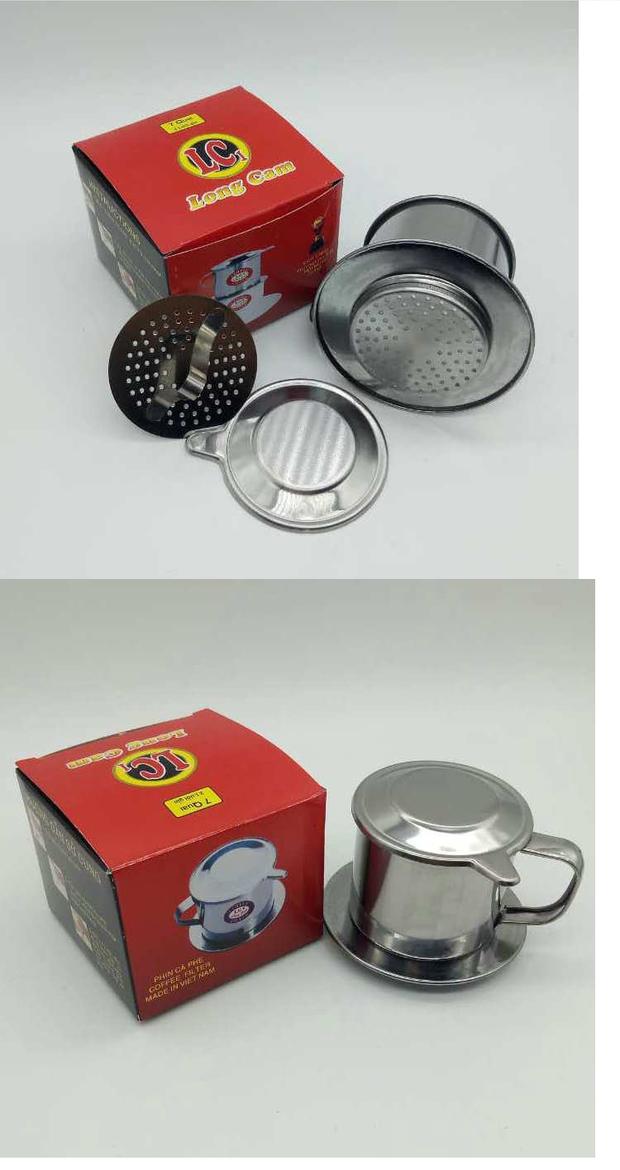 Việt Nam nhập khẩu 7Q rửa tay bằng thép không gỉ - Cà phê phin cafe inox