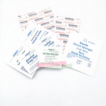 Household small wound treatment set daily care car travel portable first aid bag 6-piece set disinfection and sterilization