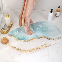 Environmentally friendly shower room non-slip mat bathroom bath mat toilet mat toilet non-slip mat household anti-drop mat