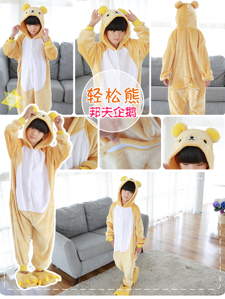 Mùa đông trẻ em flannel phim hoạt hình đồ ngủ một mảnh bé trai và bé gái khủng long cha mẹ-con dễ thương dịch vụ nhà dài tay đồ ngủ bé trai