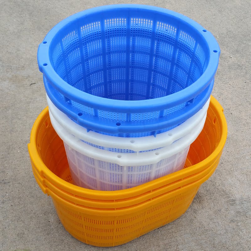 Thickened Fruit Gum Basket Zipland basket Sub-extraction basket Basket Aquatic frame Shrimp Basket Plastic Round Frame