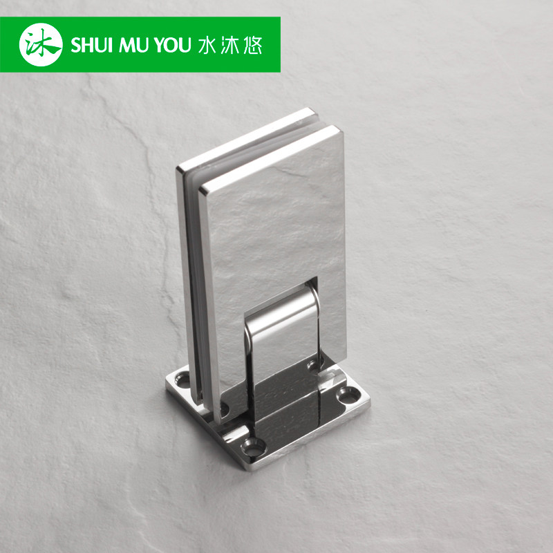 Refine cast 304 stainless steel bathroom glass door frame insert Shower room glass hinge J90 degree matte