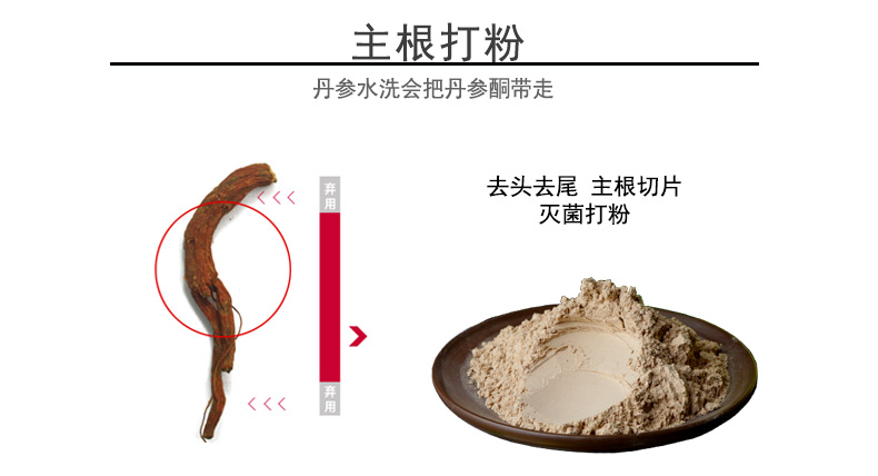 向辉丹参粉 正品山东紫丹参片打粉