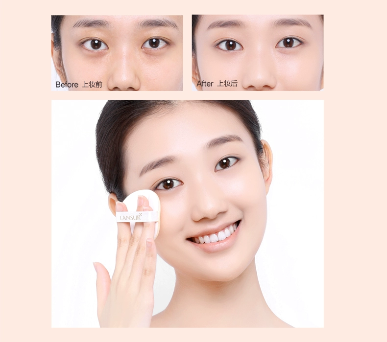 Kem nền Lancer BB Cream Lông vũ và Phấn nước hoàn hảo CC Cream Kem che khuyết điểm cách ly kem nền trang điểm dưỡng ẩm - Kem BB