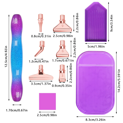 Алмазная картина нить точечная ручка Новый Diy Metal Point Point Tip Win