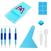 Голубая бриллиантовая блюда с бабочкой (№ 2)