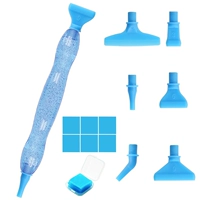 (Синий) + пластик с резьбой 6 головок + пластилин