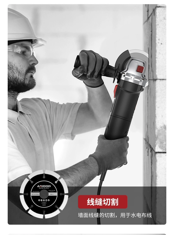 cưa xích mini Máy mài góc sửa đổi cưa xích điện Máy đánh bóng sửa đổi cưa điện đa năng hộ gia đình nhỏ chế biến gỗ cầm tay khai thác gỗ cưa phụ kiện máy cưa xích cưa xích pin