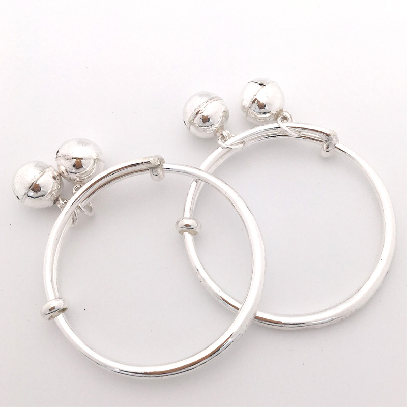 Bracelet de cheville Couple OTHER   en Argenterie - Ref 3103567 Image 5