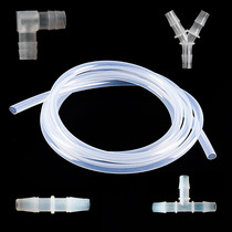 Surface-cylinder-made view transparent water pipe elbow tee water inlet pipe silica tube food grade PVC through water pipe hose