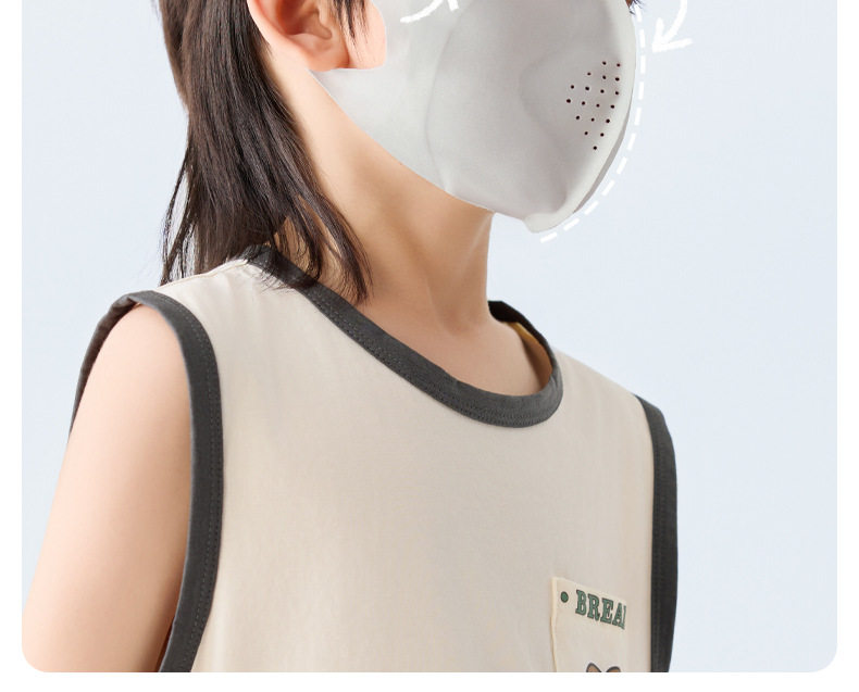 Детский солнцезащитный крем, дышащая тонкая медицинская маска подходит для мужчин и женщин для девочек 